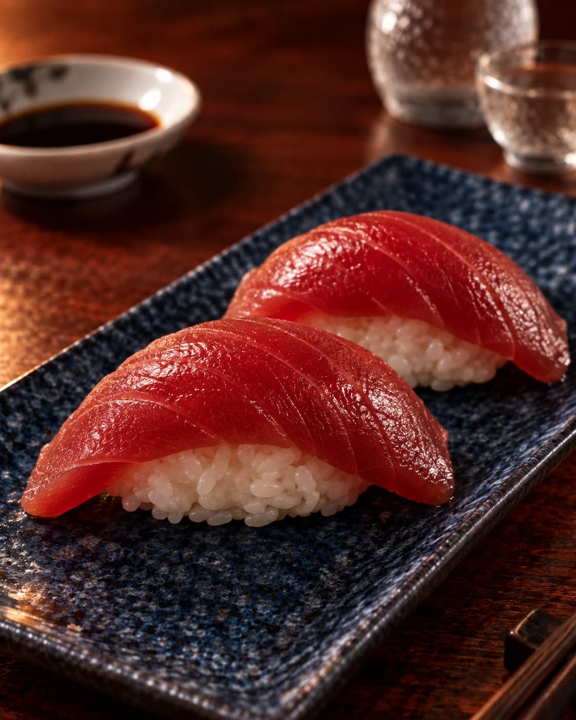 Akami Nigiri from Miyora Sushi pre-order sushi menu in St Neots