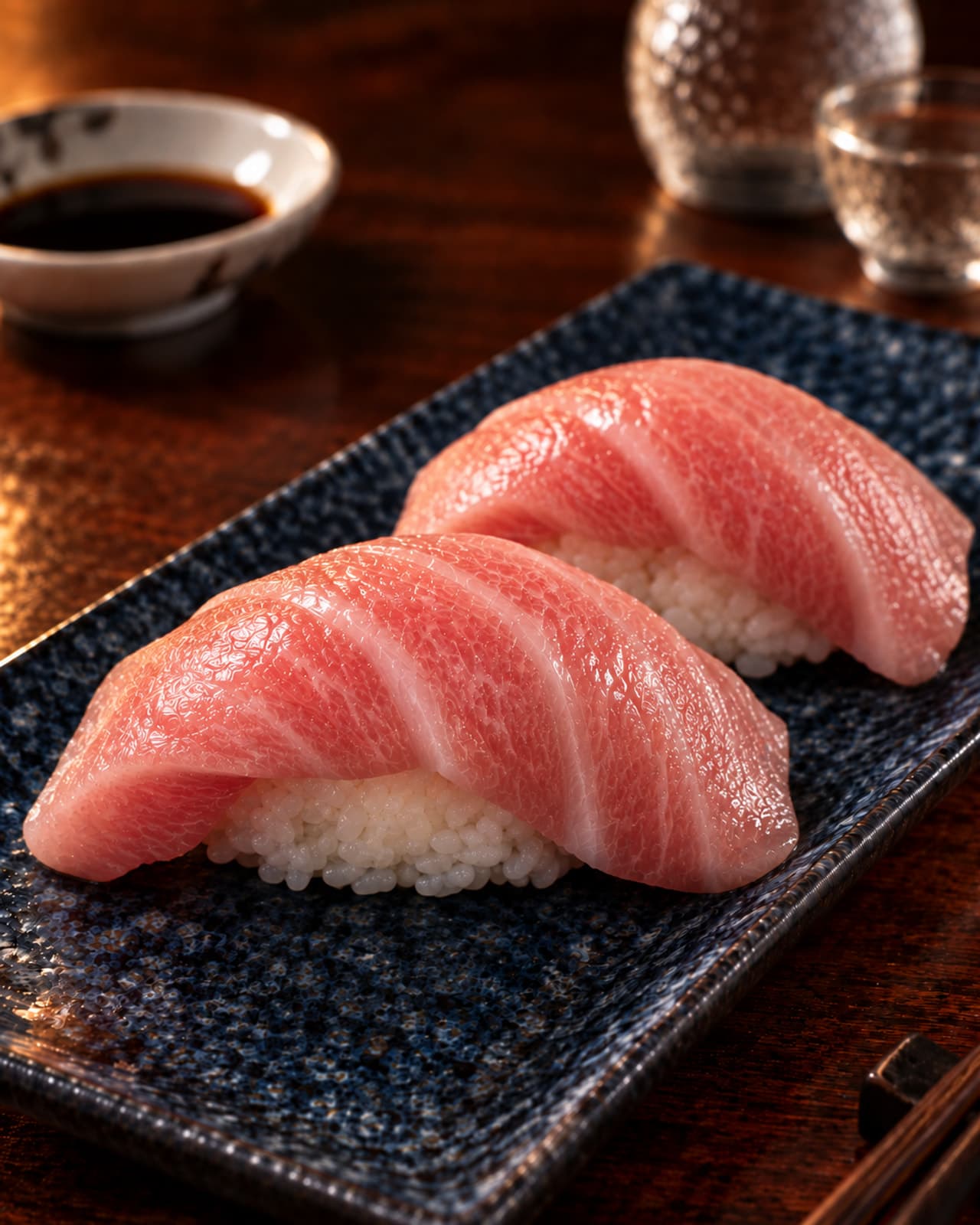 Otoro Nigiri from Miyora Sushi pre-order sushi menu in St Neots